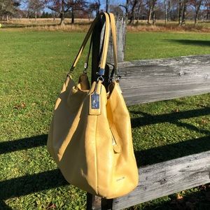 Coach skinny strapped hobo bag